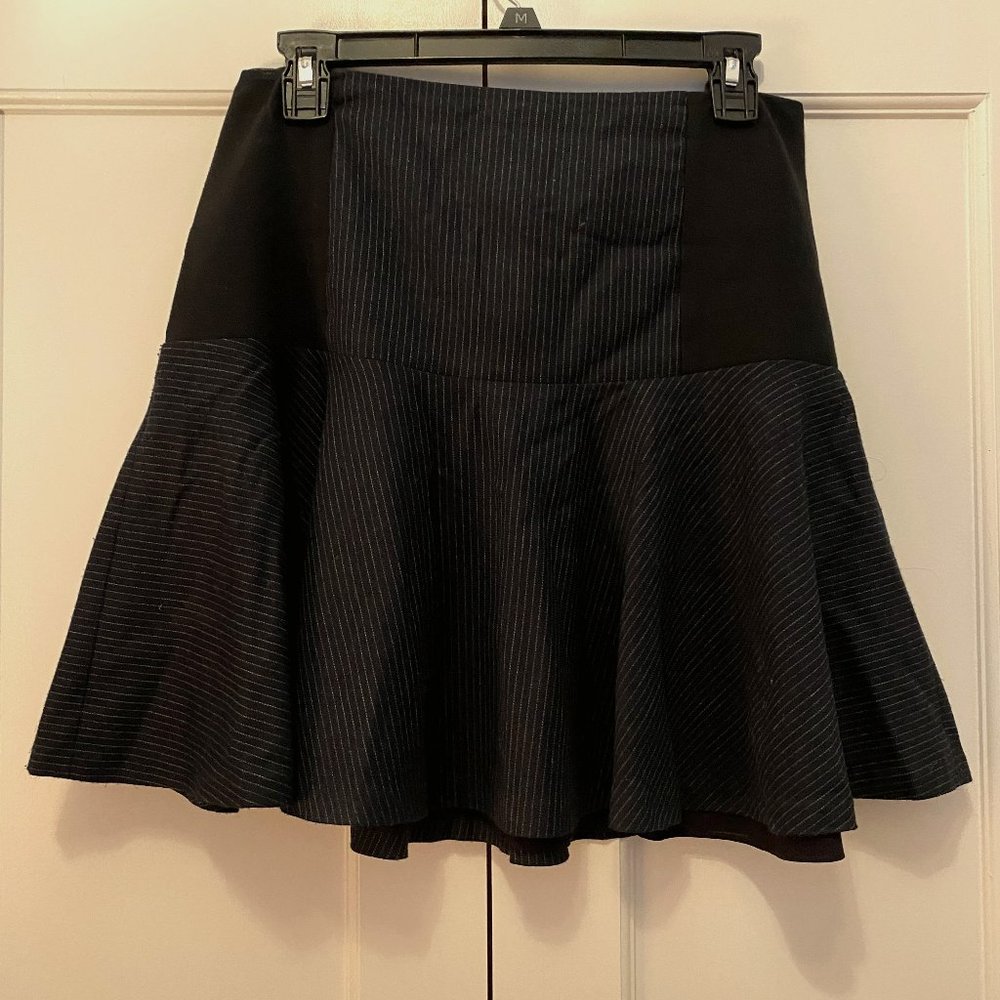 Sandro Pinstripe Business Suit Skirt